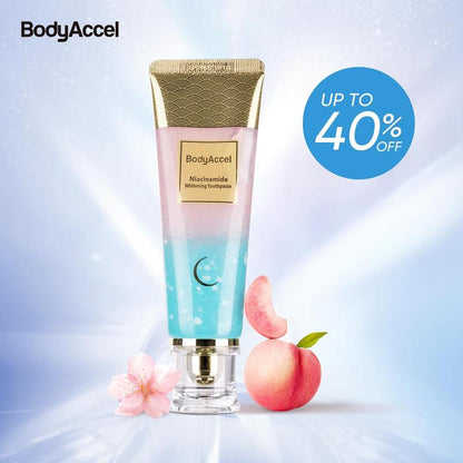 [Sw]Bodyaccel Triple Whitening Oral Care Bundle: Morning + Night Whitening Toothpaste & Tongue Cleaning Gel (Teeth Brightening | Fresh Breath Combo)